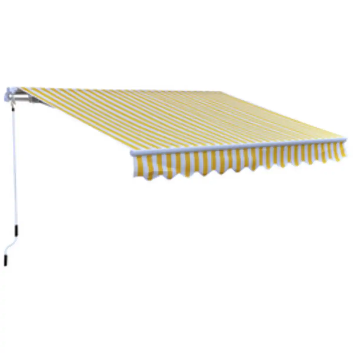 Bild 1 von GO/ON! Gelenkarmmarkise, BxT: 300 x 200 cm, gelb/weiss gestreift