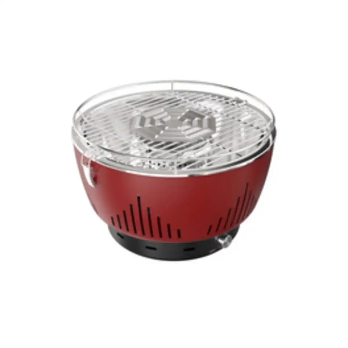Bild 1 von BBQ Hero Holzkohle-Tischgrill, mit Aktivbelüftung, rot, 34,8 x 34,8 x 24 cm