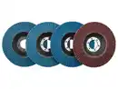 Bild 1 von PARKSIDE® Fächerscheiben-Set / Klettschleifteller mit Schleifpapier-Set / Reinigungsscheibe / Schruppscheiben-Set, Ø 125 mm