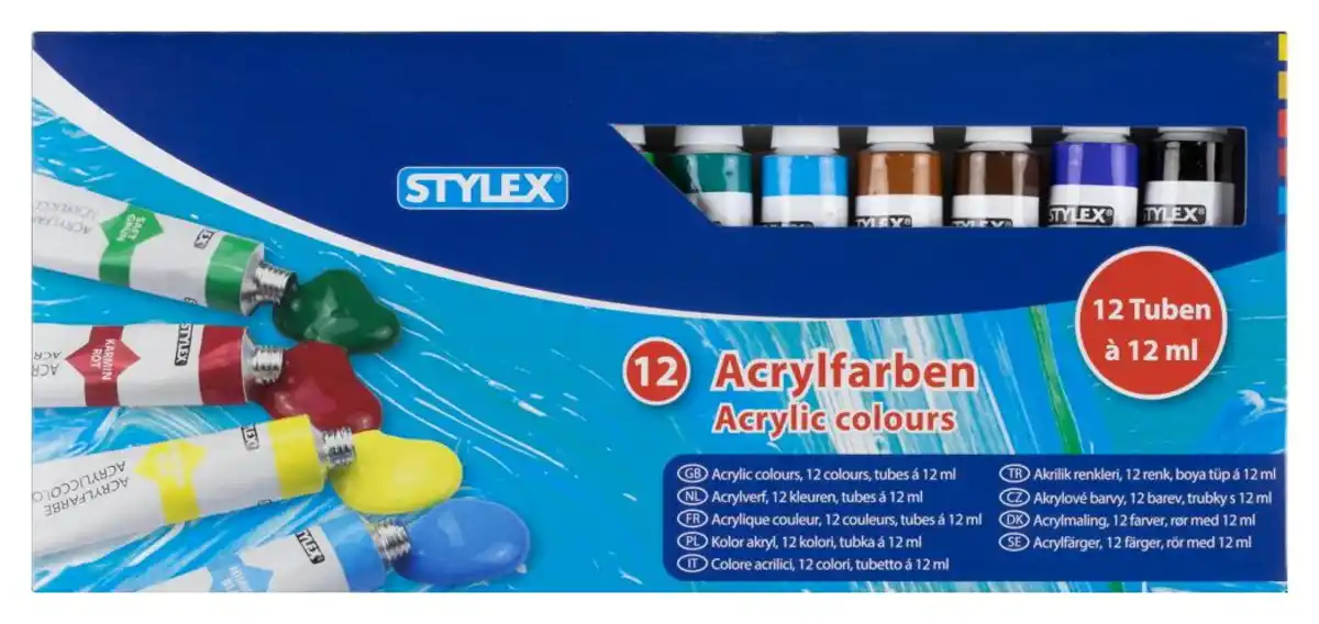 Bild 2 von Acrylfarbe 12er Pack