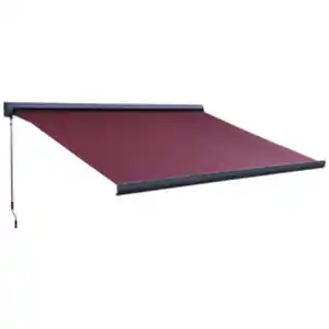 CASAYA Kassettenmarkise, BxT: 400 x 300 cm, bordeauxrot