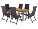 Bild 3 von LIVARNO® Geflecht-Set »Valencia«, 7-teilig - Standardtisch & 6 Klappsessel