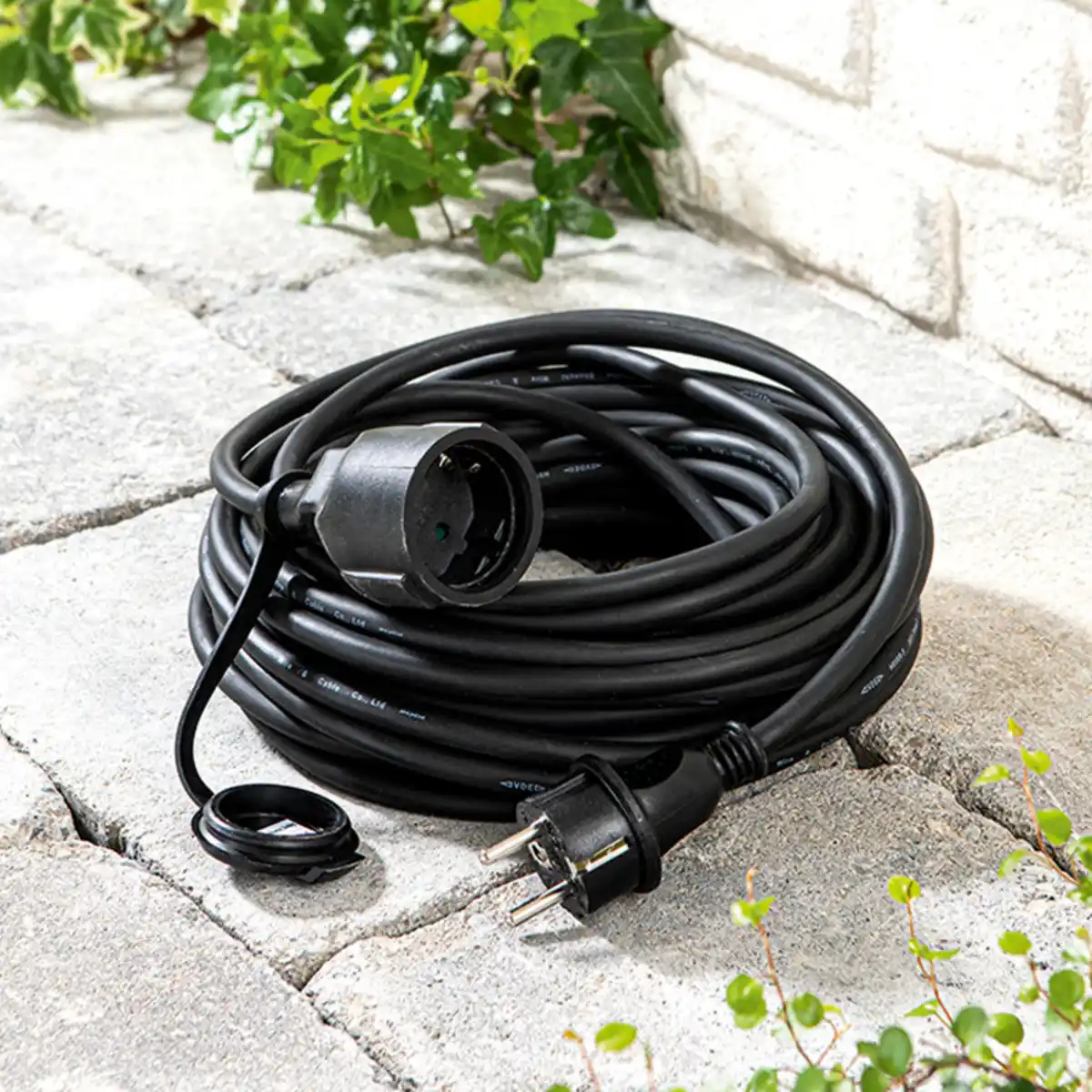 Bild 1 von Powertec Electric Gummiverlängerungskabel 15 m