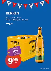 HERREN Bier verschiedene Sorten