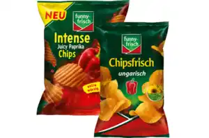 funny-frisch Chipsfrisch, Ofen Chips, Intense oder Erdnuss Flippies