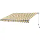 Bild 2 von GO/ON! Gelenkarmmarkise, BxT: 400 x 250 cm, zitronengelb/orange gestreift