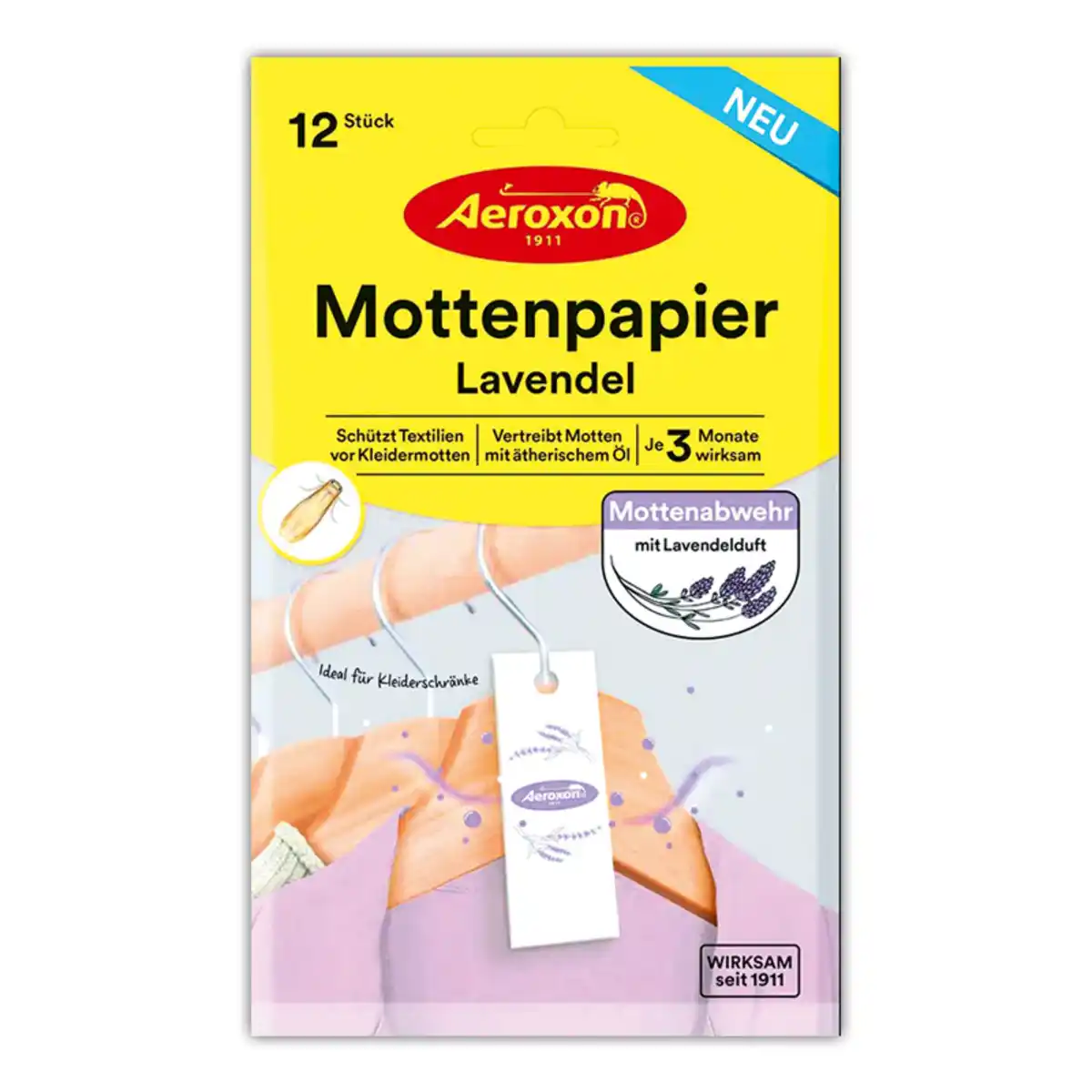 Bild 1 von Aeroxon Mottenpapier Lavendel