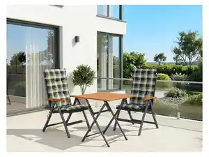 LIVARNO® Geflecht-Set »Valencia«, 3-teilig - Klapptisch & 2 Klappsessel