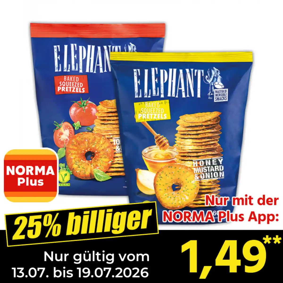 Bild 1 von Elephant Master Of Incredible Snacks Laugengebäck