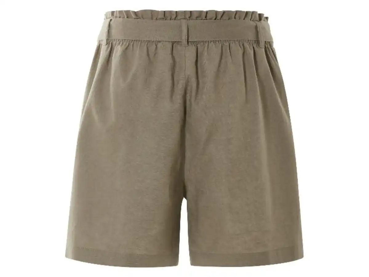 Bild 2 von ESMARA® Damen Paperbag-Shorts mit Leinen