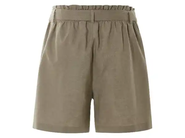 Bild 2 von ESMARA® Damen Paperbag-Shorts mit Leinen