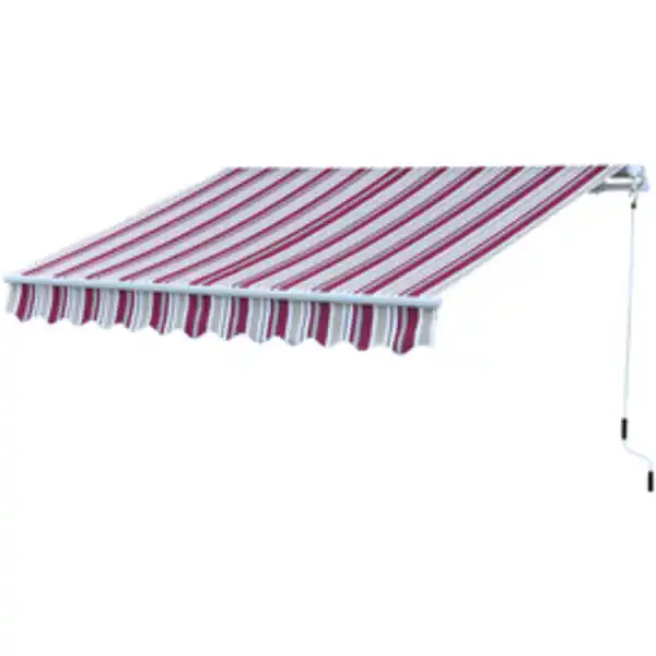 Bild 3 von GO/ON! Gelenkarmmarkise, BxT: 300 x 200 cm, bordeauxrot gestreift