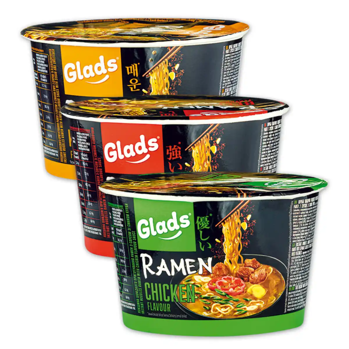 Bild 1 von glads Instant Nudeln Ramen Big Cups