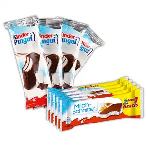 Kinder / Milchschnitte Milch-Schnitte oder Pingui