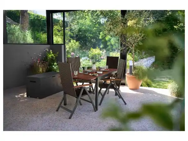 Bild 2 von LIVARNO® Alu-Gartentisch »Valencia«, 143-194,5 x 90 x 74 cm