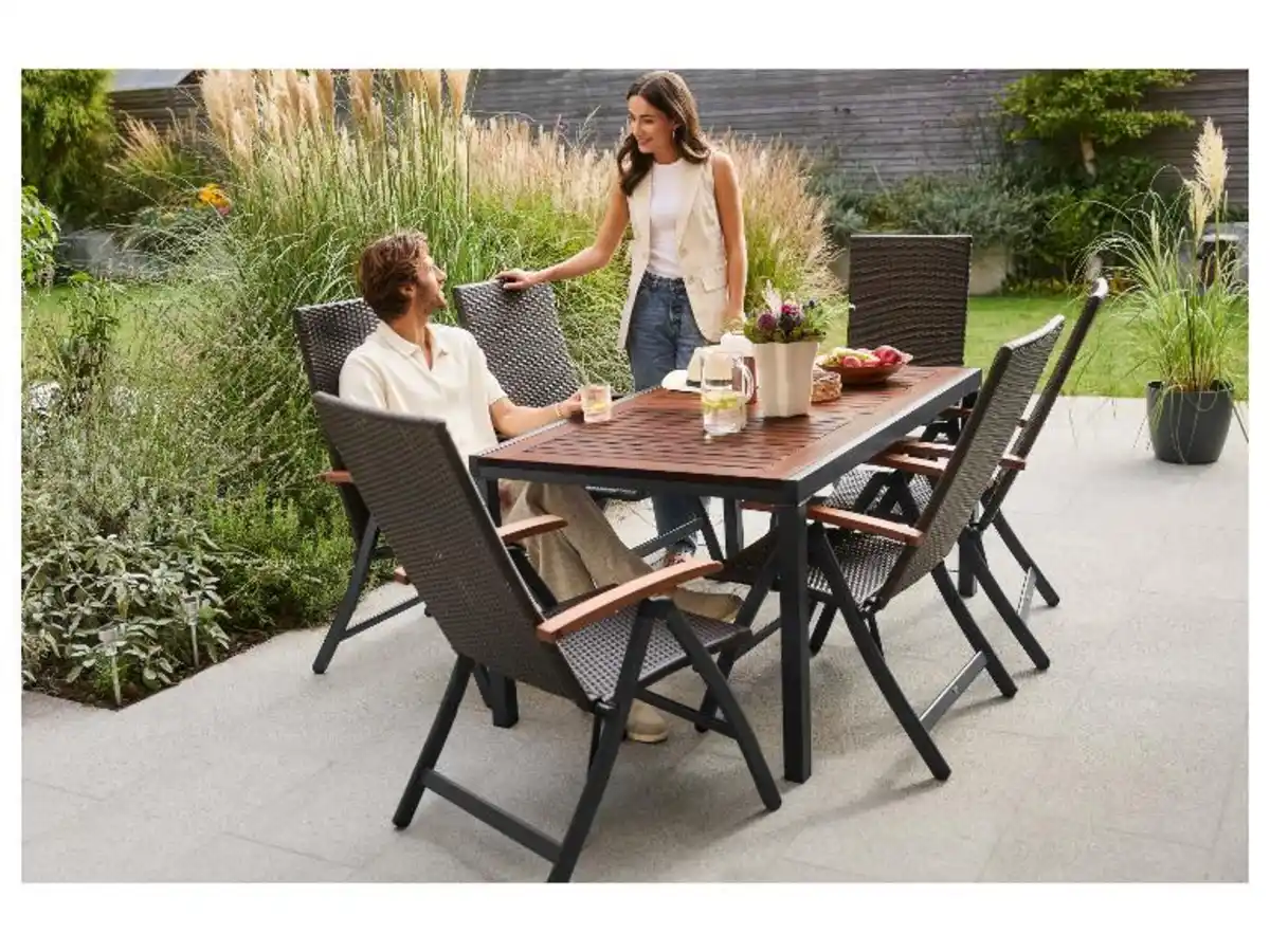 Bild 1 von LIVARNO® Alu-Gartentisch »Valencia«, 143-194,5 x 90 x 74 cm