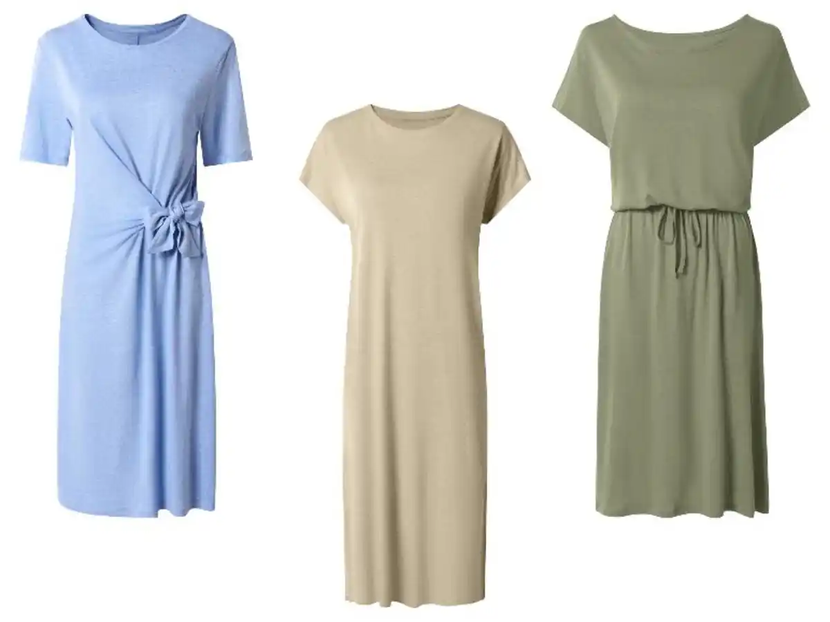 Bild 3 von ESMARA® Damen Kleid mit Leinen