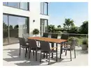 Bild 1 von LIVARNO® Geflecht-Set »Valencia«, 9-teilig - Ausziehtisch & 8 Stapelstühle