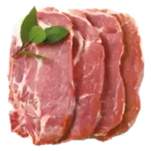 MEINE FLEISCHEREI Frischer Schweinekamm mit Knochen in Scheiben