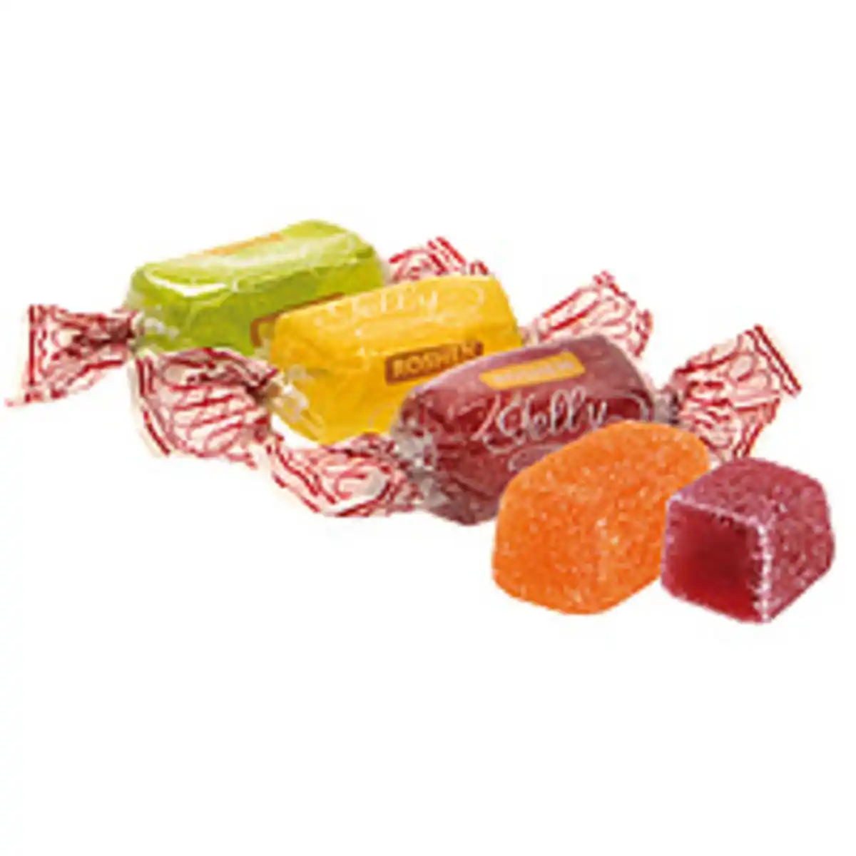 Bild 1 von Geleekonfektmischung "Jelly" mit Apfel-, Erdbeer-, Himbeer-,...