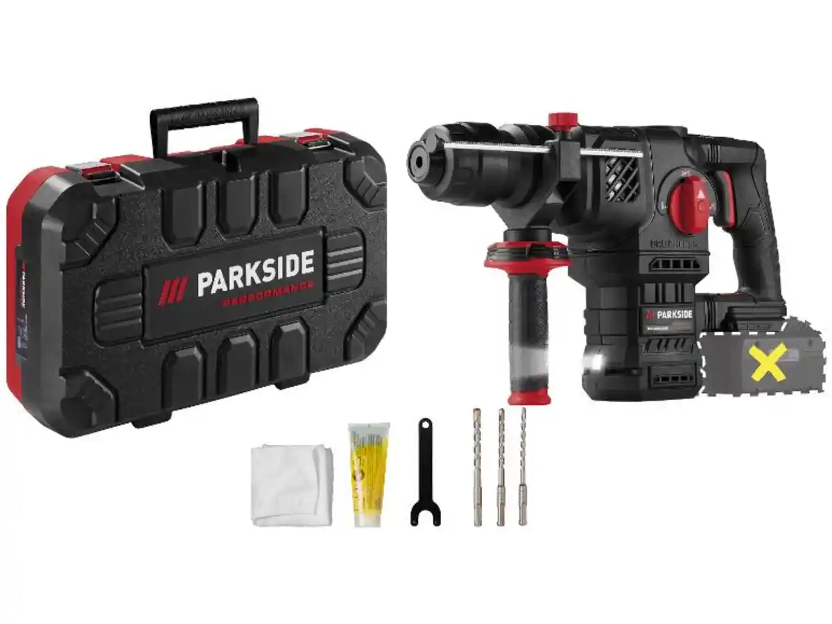 Bild 3 von PARKSIDE PERFORMANCE® 20 V Akku-Kombihammer »PKHAP 2058 A1«, ohne Akku und Ladegerät