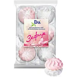 Schaumzuckerware "Sefir" mit Vanille- und Erdbeergeschmack "...