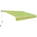 Bild 2 von GO/ON! Gelenkarmmarkise, BxT: 300 x 200 cm, gelb/weiss gestreift