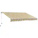 Bild 1 von GO/ON! Gelenkarmmarkise, BxT: 400 x 250 cm, zitronengelb/orange gestreift