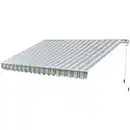 Bild 1 von GO/ON! Gelenkarmmarkise, BxT: 400 x 250 cm, anthrazitgrau gestreift