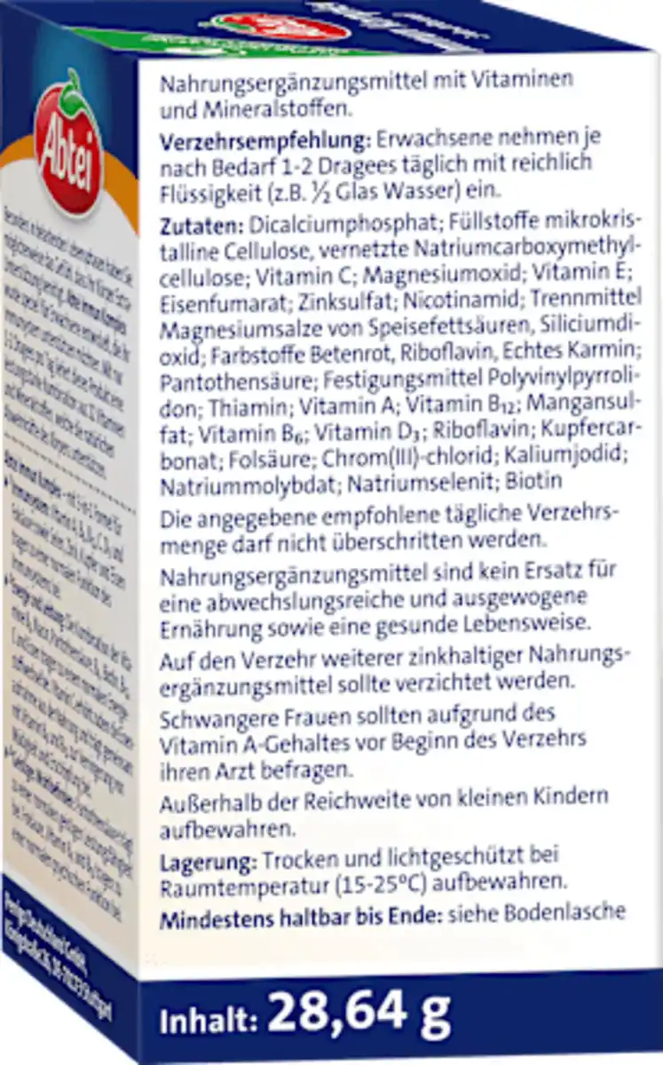 Bild 4 von Abtei Immun Komplex 40 Dragees, 28,64 g