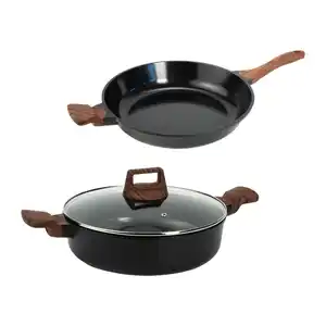 CROFTON Pfanne, Ø: ca. 32 cm / Servierpfanne, Ø: ca. 28 cm
