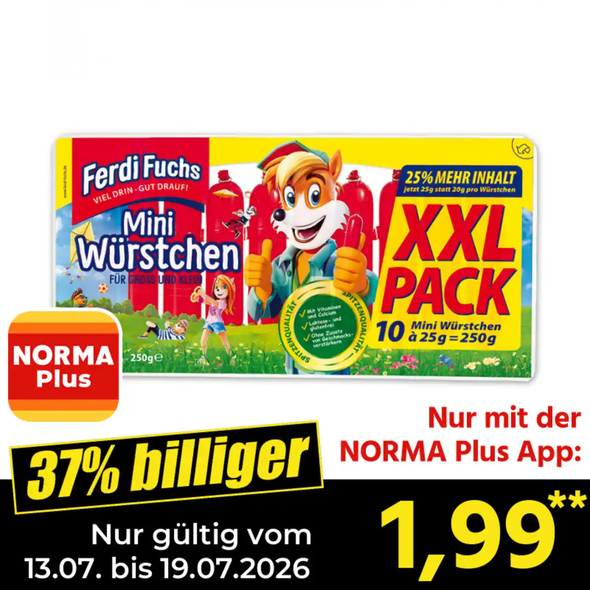 Bild 1 von Ferdi Fuchs Mini-Würstchen XXL