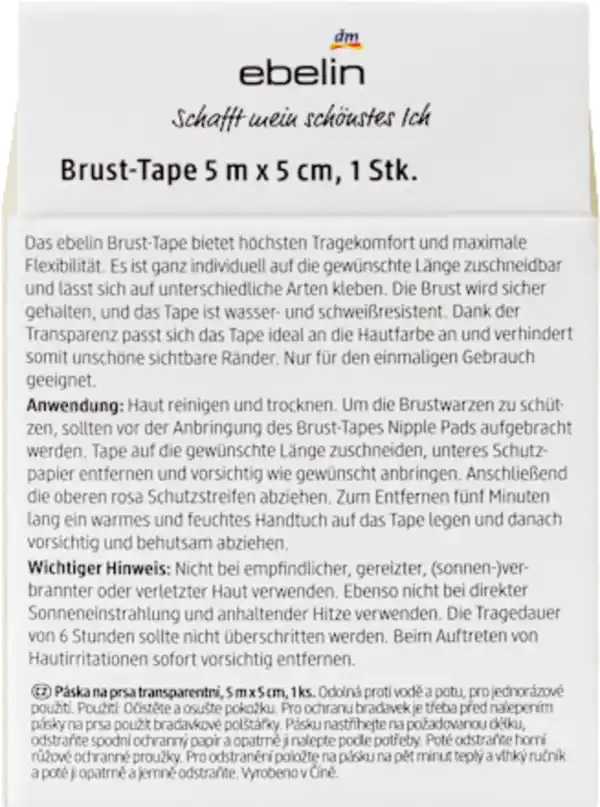 Bild 2 von ebelin Transparentes Körperband 5 m Touch of Summer, 1 St