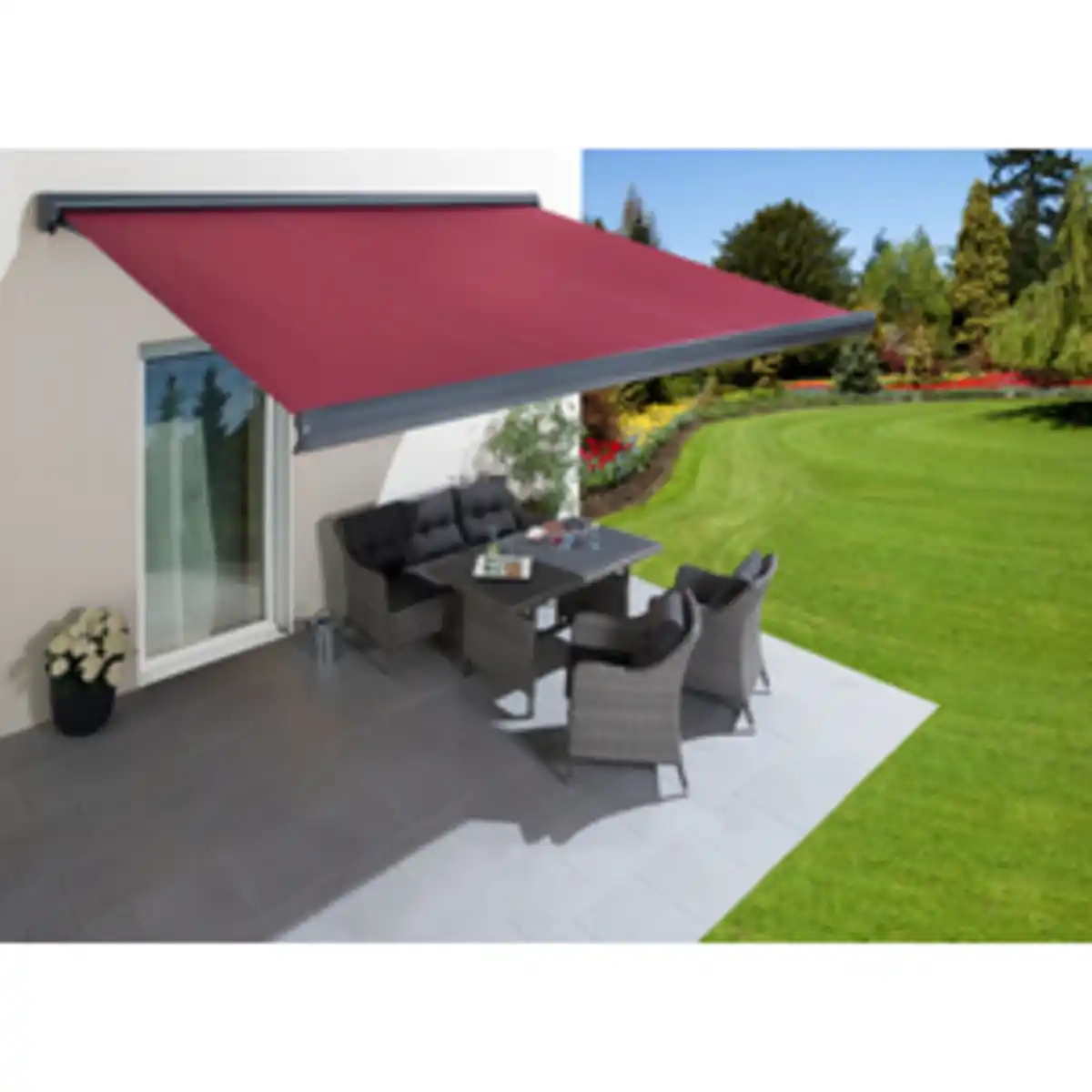 Bild 3 von CASAYA Kassettenmarkise, BxT: 400 x 300 cm, bordeauxrot