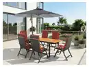 Bild 1 von LIVARNO® Geflecht-Set »Valencia«, 7-teilig - Ausziehtisch & 6 Klappsessel