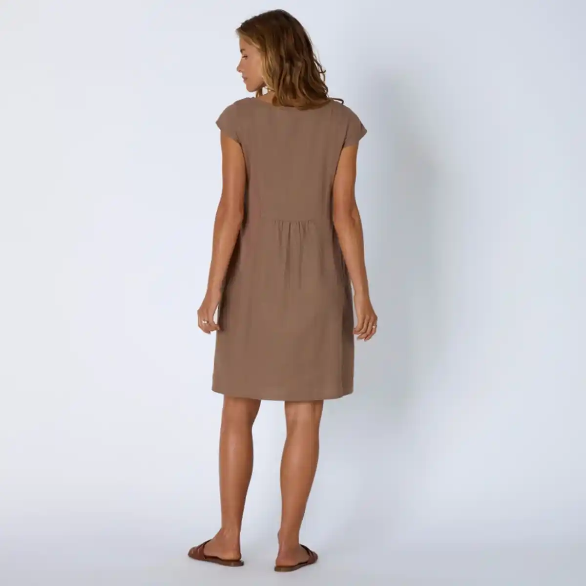 Bild 4 von Damen-Kleid aus Leinen-Mix