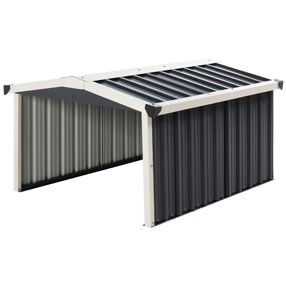 Bild 1 von Roboter-Rasenmäher Garage aus feuerverzinktem Stahlblech, ca. 100 x 80 x 62 cm
