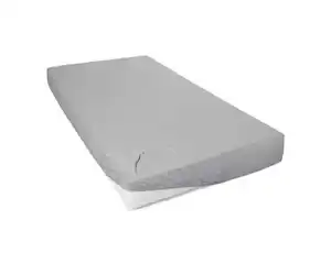 Spannbettlaken Jersey granit, 100 x 200 cm