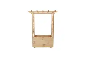 Pflanzkasten aus Kiefernholz, ca. 78 x 40 x 104 cm - Natur