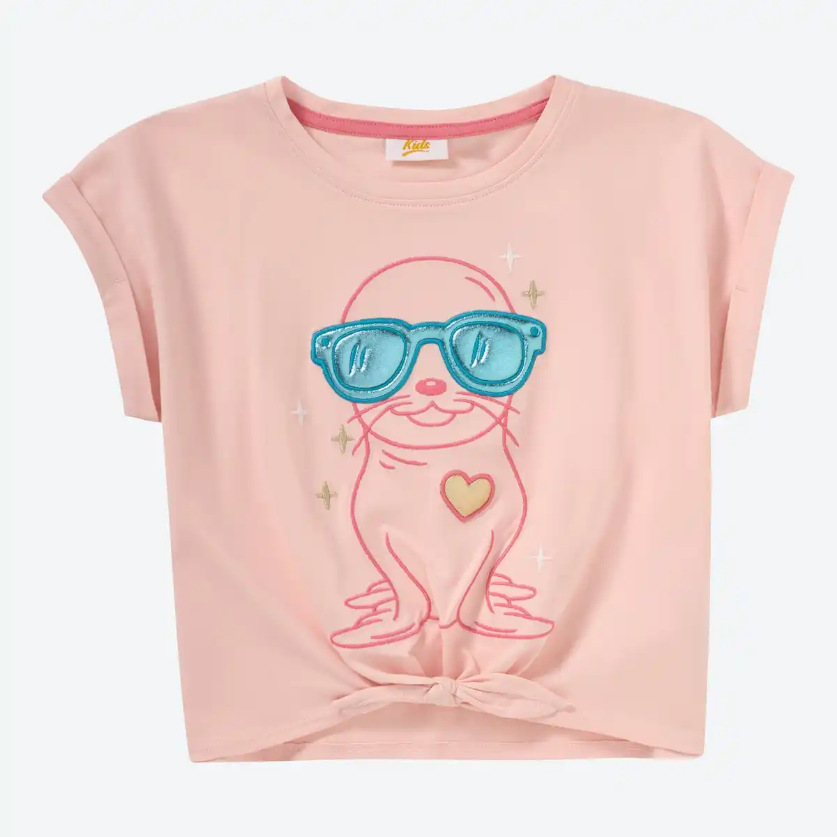 Bild 1 von Kinder-Mädchen-T-Shirt mit Robben-Motiv