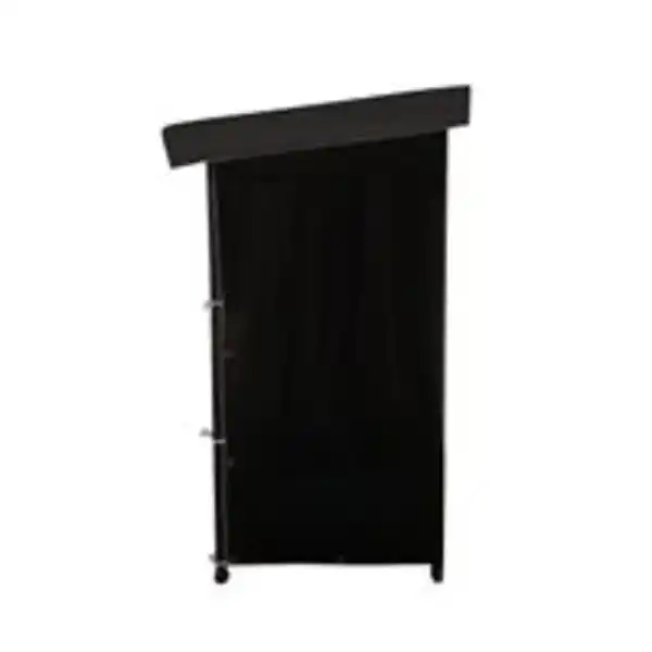 Bild 2 von Brennholzregal mit Abdeckung L aus Metall, ca. 185 x 70 x 185 cm - Schwarz