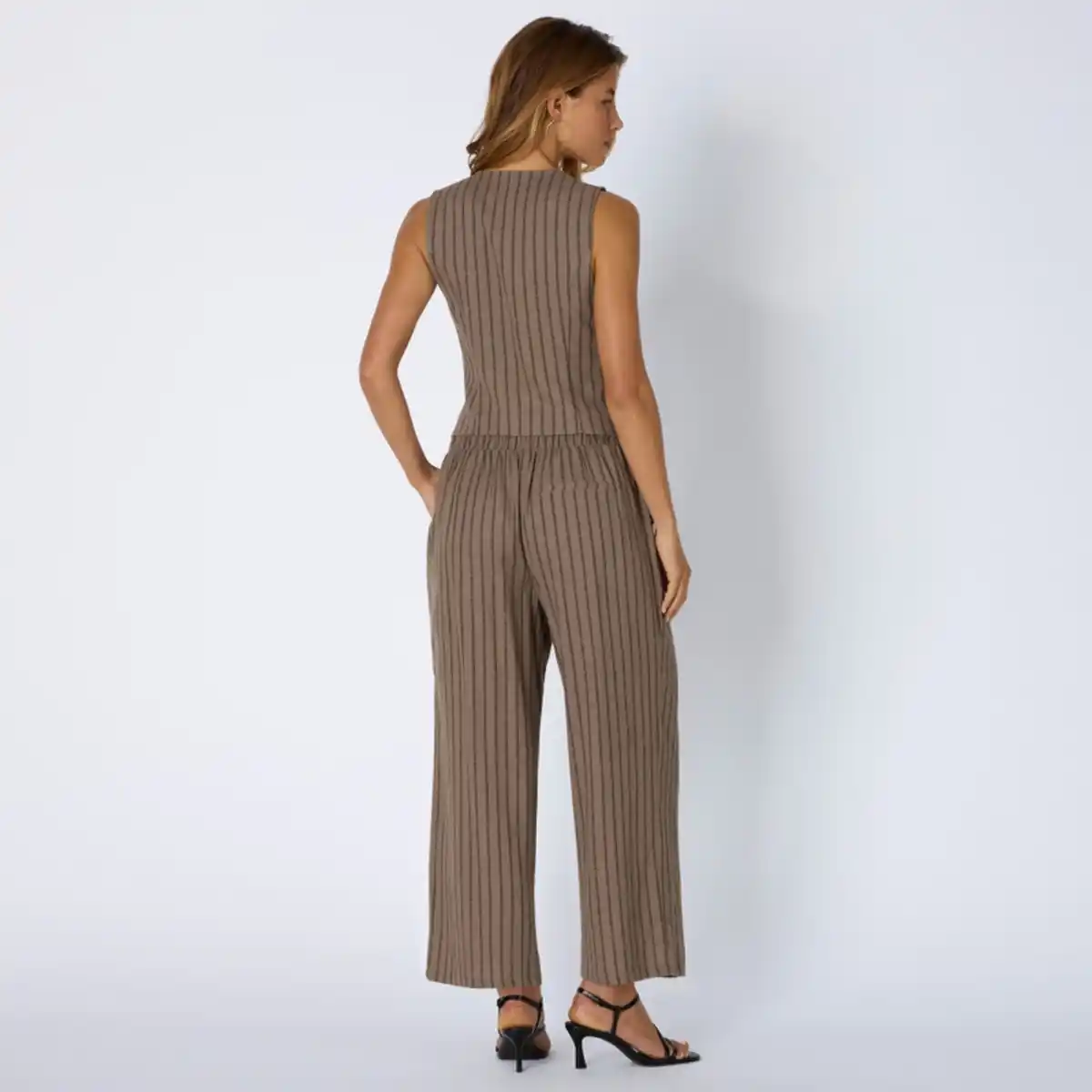 Bild 4 von Damen-Caprihose aus Viskose-Leinen-Mix