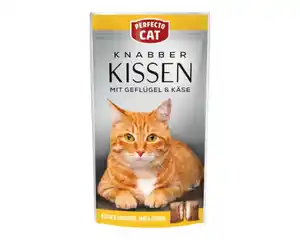 Perfecto Katzensnack Kissen Cat Geflügel+Käse