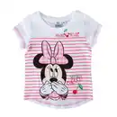 Bild 1 von T-Shirt - Minnie Mouse, Very Cherry -weiss, gestreift
