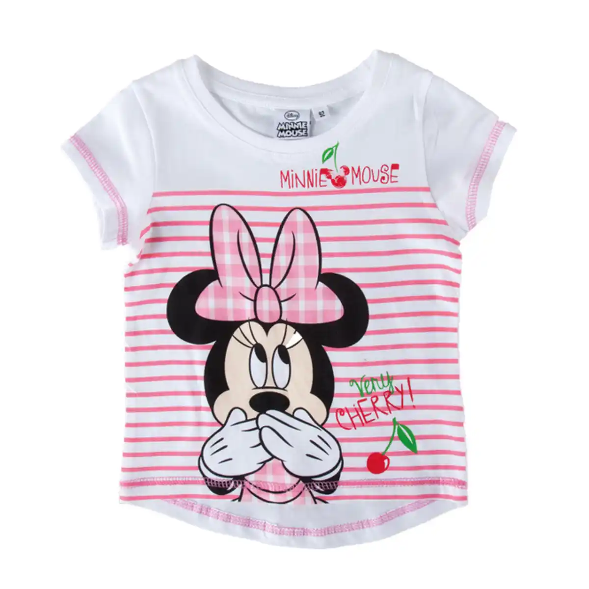 Bild 1 von T-Shirt - Minnie Mouse, Very Cherry -weiss, gestreift