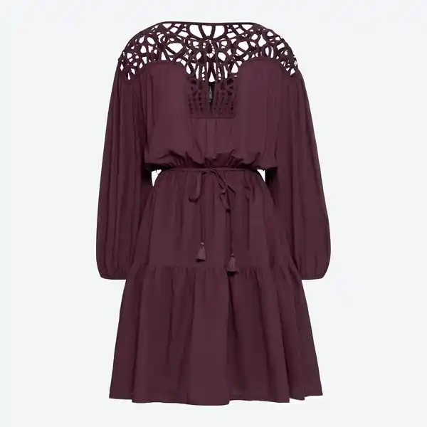 Bild 3 von Damen-Kleid mit Spitze am Ausschnitt