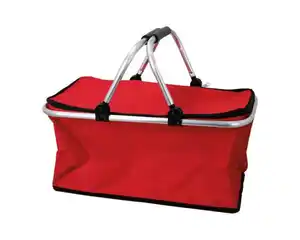EASYmaxx Einkaufskorb Thermo, rot, 25 l