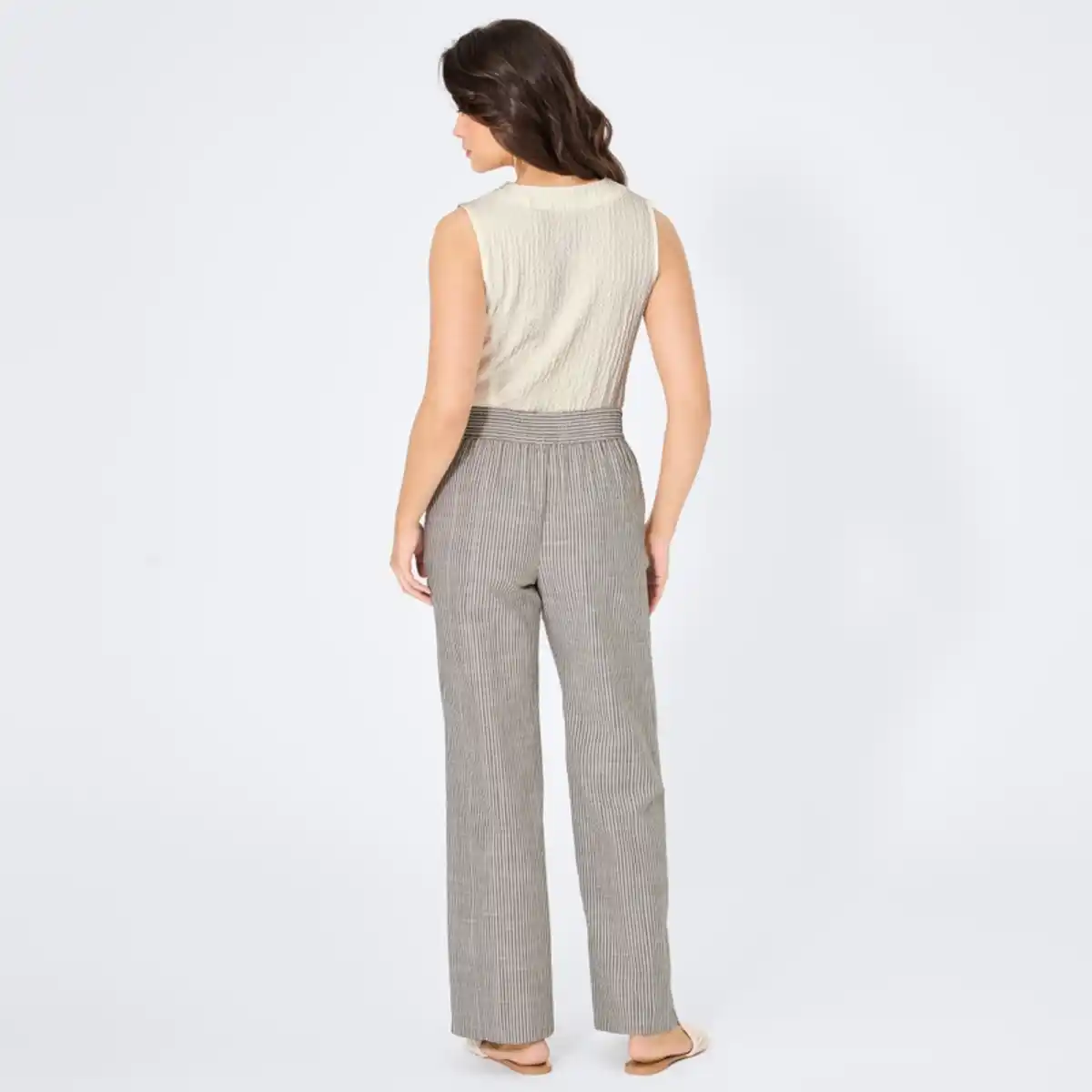 Bild 4 von Damen-Stoffhose mit gestreiftem Design