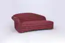 Bild 2 von 3-Sitzer Sofa Loretta mit linker Armlehne, ca. 193 x 83 x 85 cm - Rot Kariert