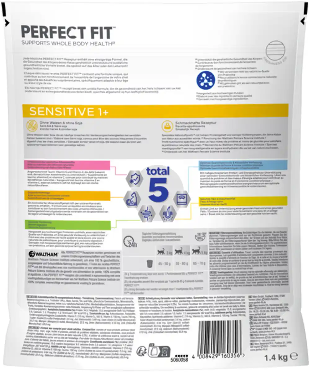 Bild 2 von ™ Katze Beutel Sensitive 1+ mit Truthahn 1,4kg